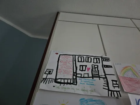 Kinderzeichnung der Grundschule Legefeld