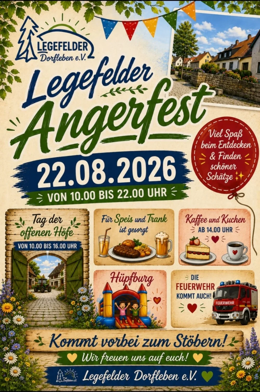 Legefelder Angerfest und Tag der offenen Höfe