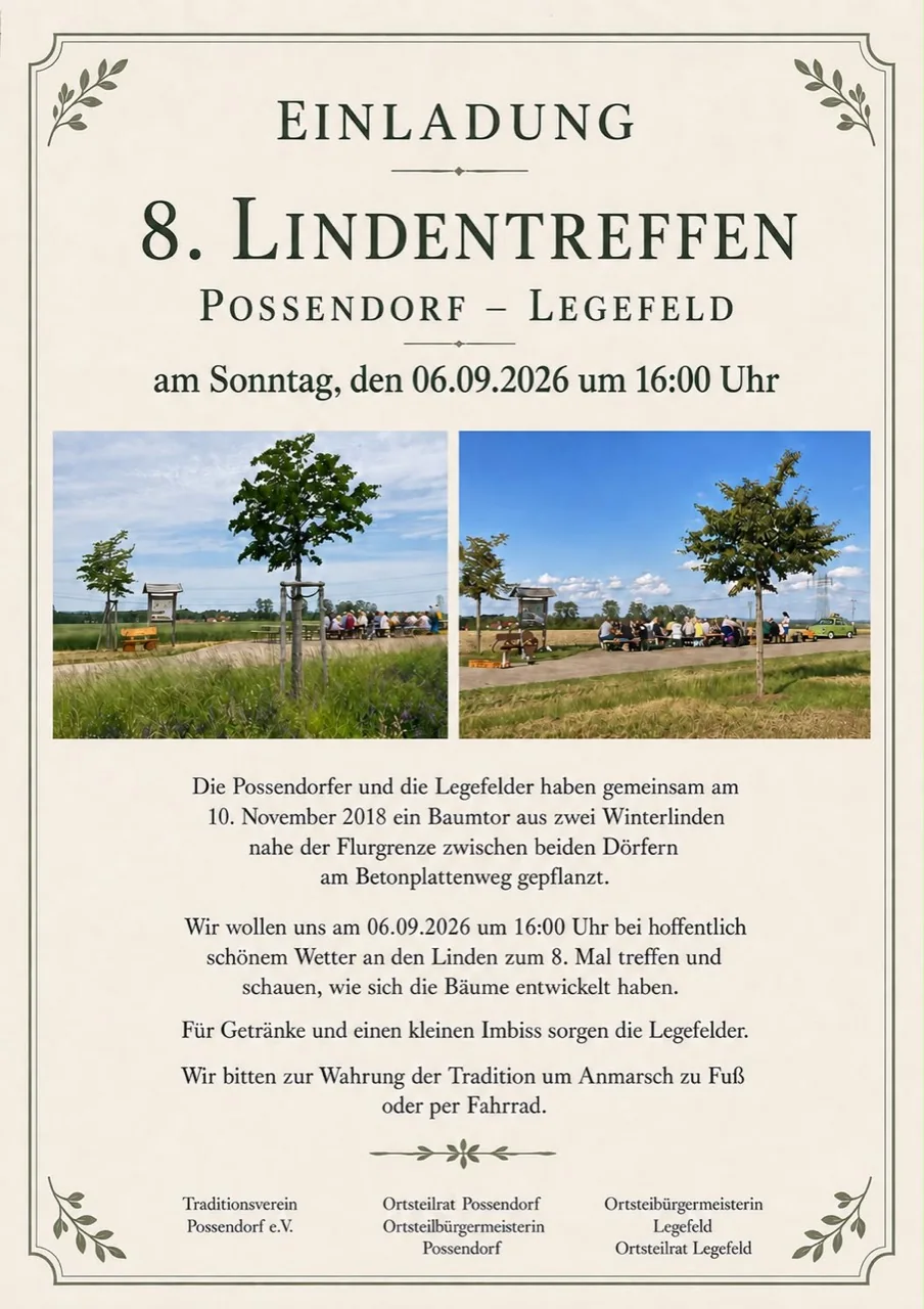 8. Lindentreffen zwischen Legefeld und Possendorf